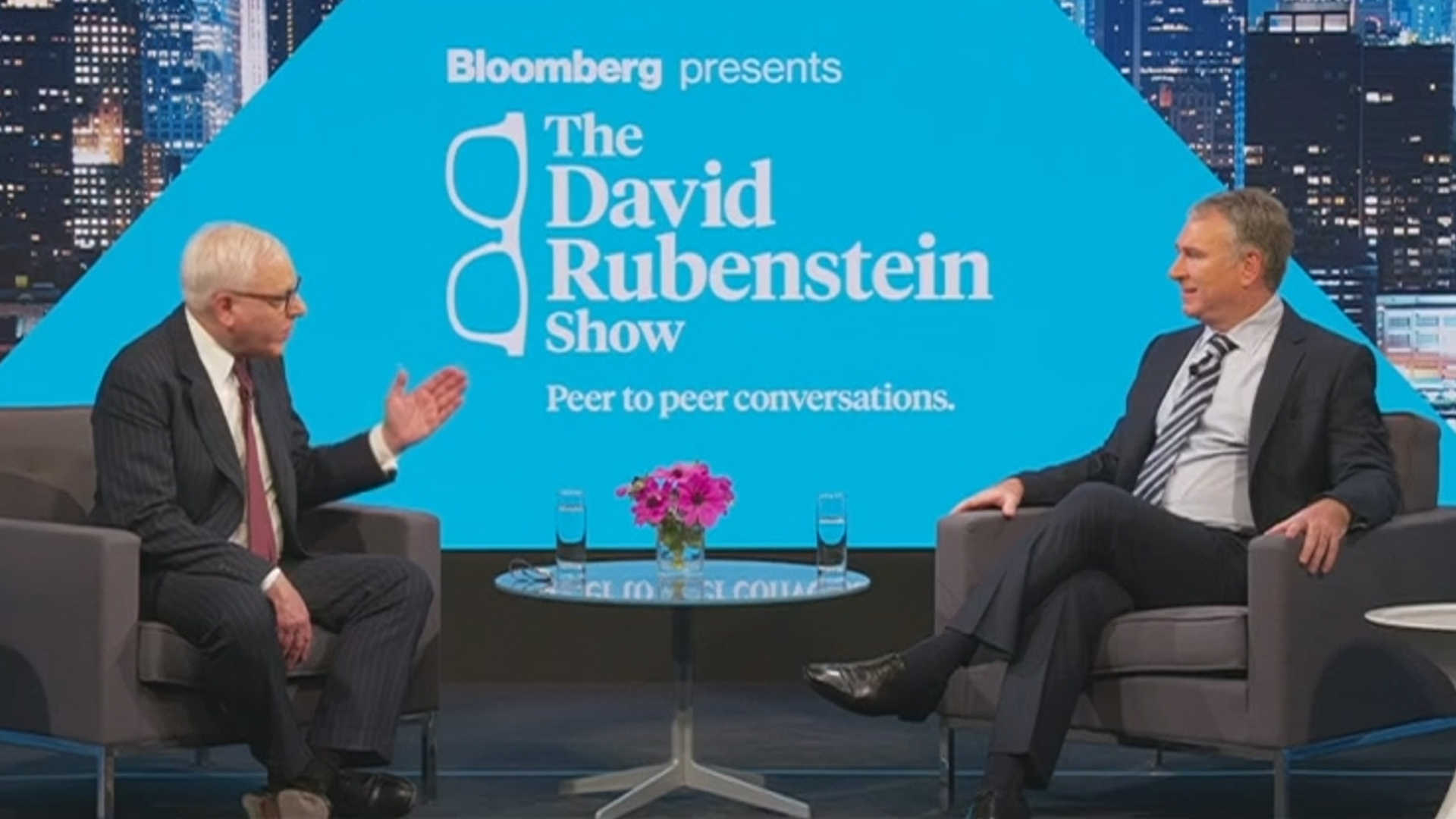 Ken Griffin and David Rubenstein in a “Peer to Peer” Conversation
